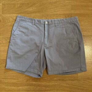 Bonobos Washed Chino Shorts Men's Size 40 Lavender 7 Inch Inseam Stretch Preppy